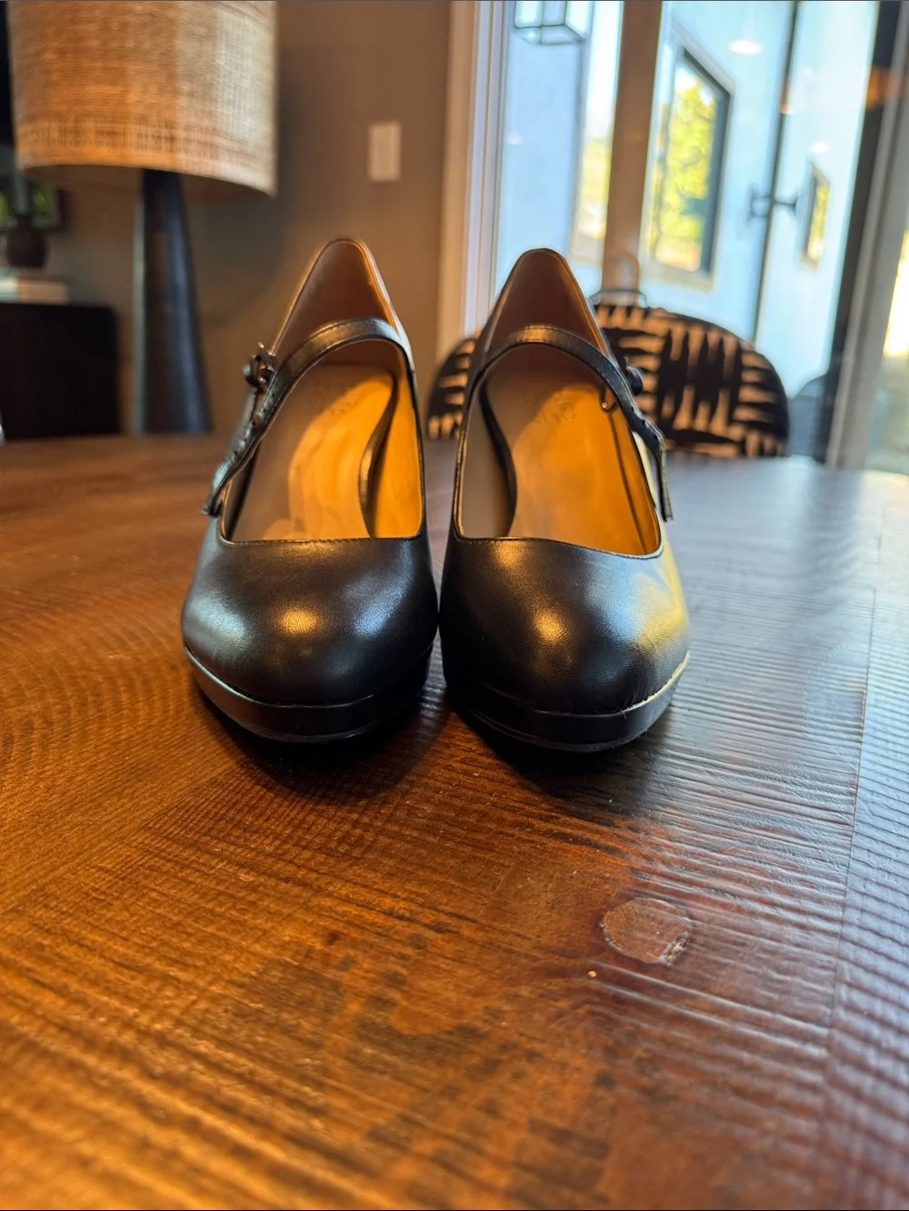 Naturalizer Talissa Black Leather Pumps